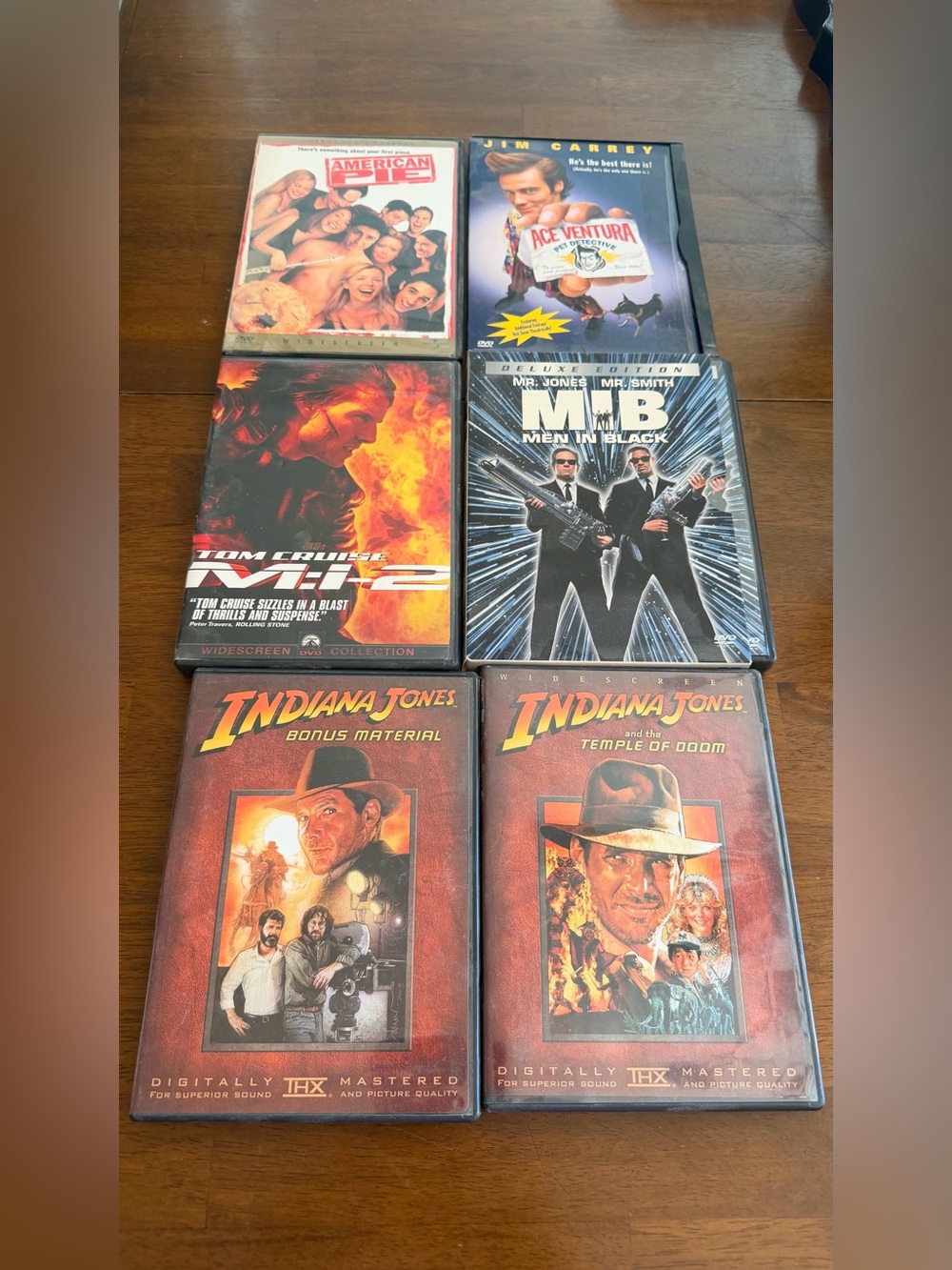 DVD Movie Bundle — Indiana Jones, Men in Black, Mission: Impossible 2 & More